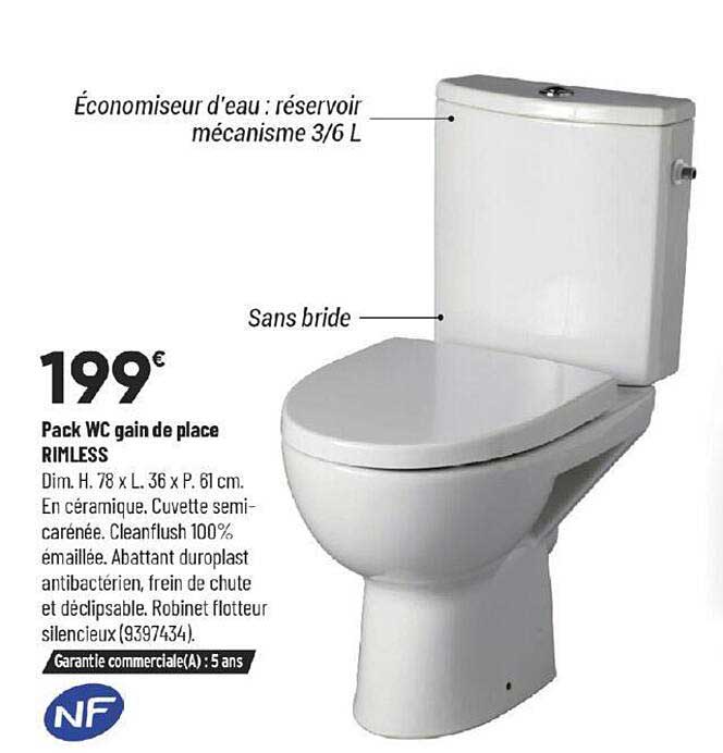 pack wc gain de place rimless