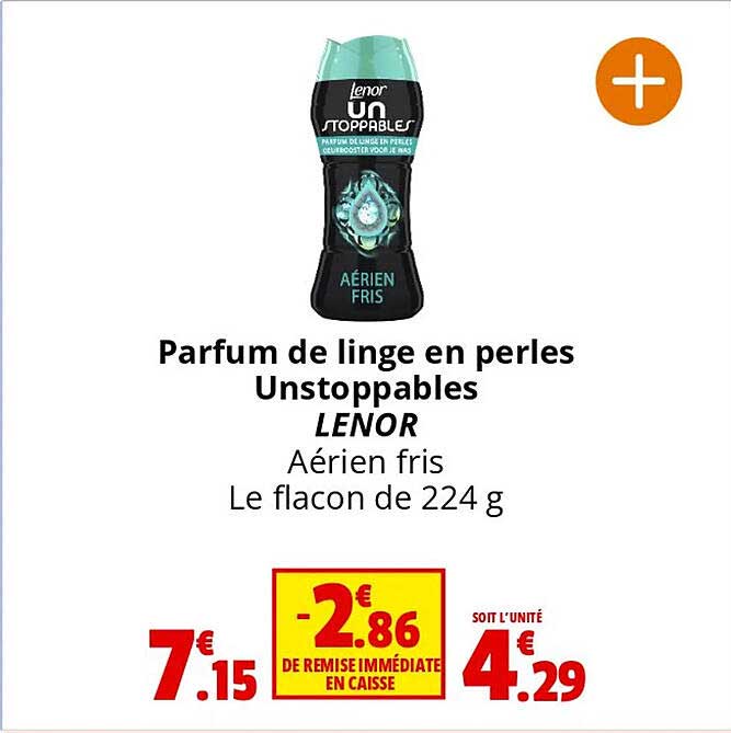 Parfum De Linge En Perles Unstoppables Lenor