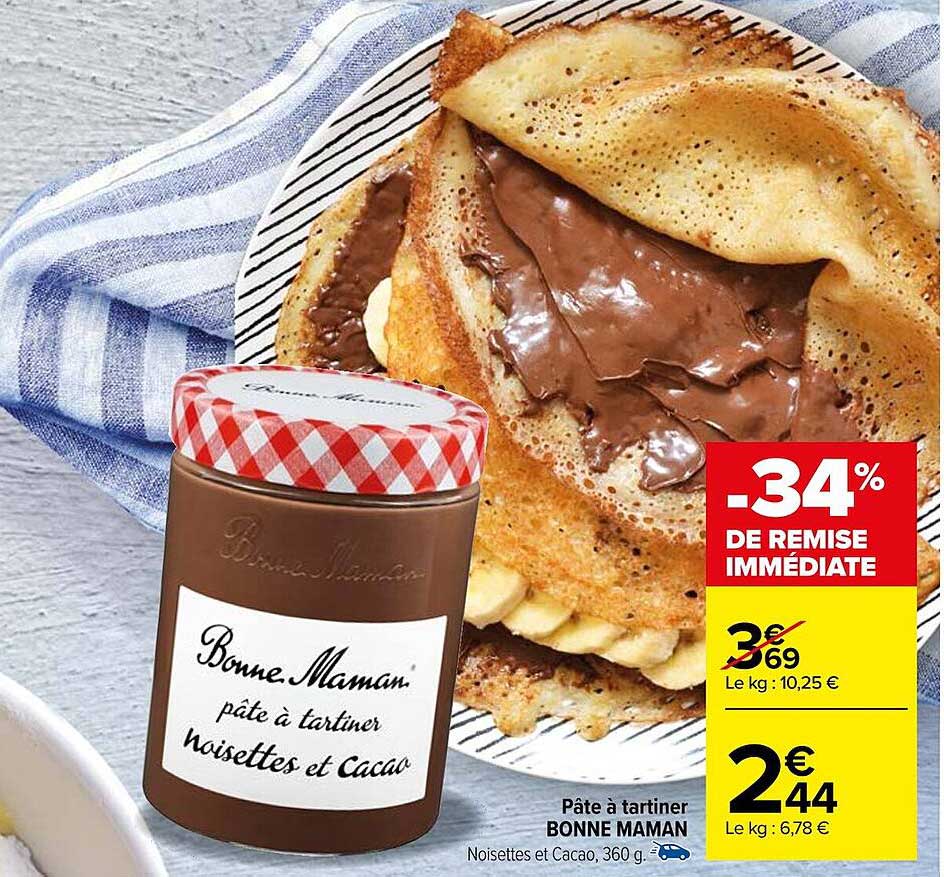 pâte à tartiner bonne maman