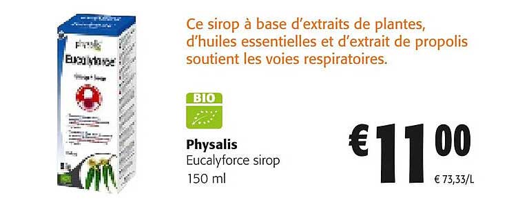 physalis eucalyforce sirop