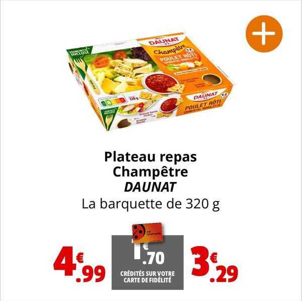Plateau Repas Champêtre Daunat