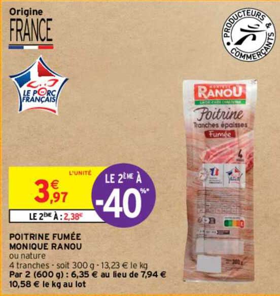 poitrine fumée monique ranou