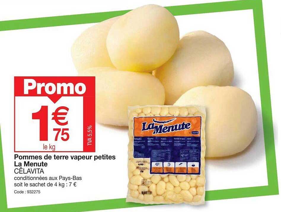 pommes de terre vapeur petites la menute cêlavita