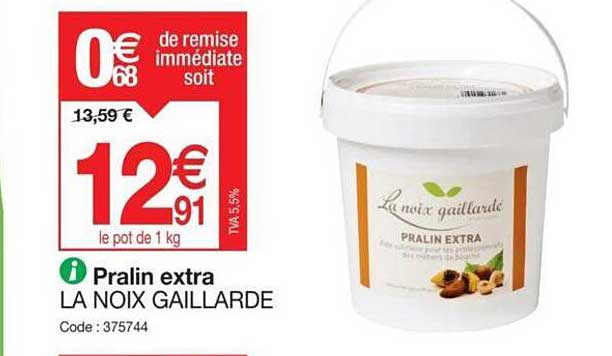 Pralin Extra La Noix Gaillarde