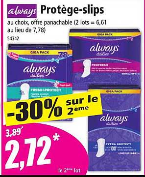 protège-slips always