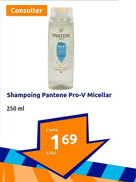 shampoing pantene pro-v micellar