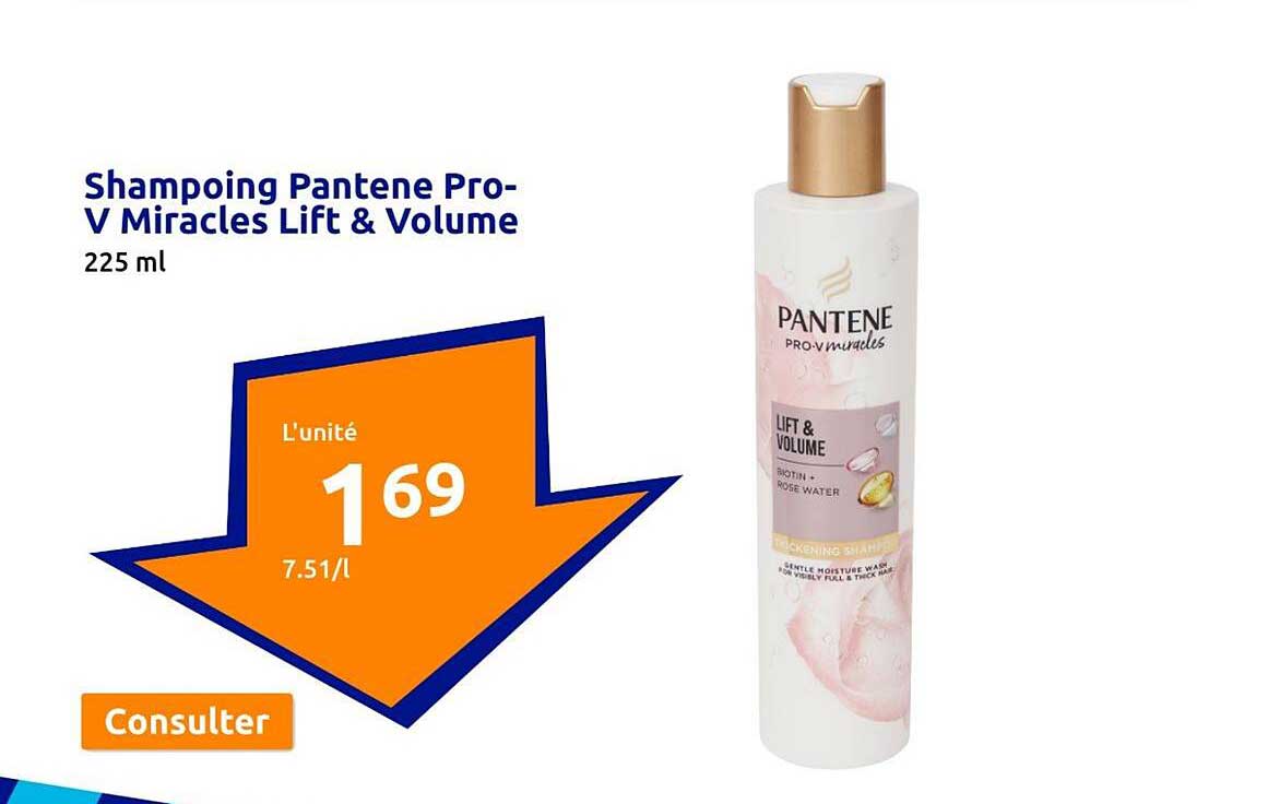 shampoing pantene pro-v miracles lift & volume