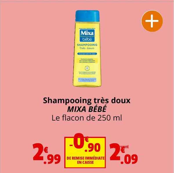 shampooiong très doux mixa bébé