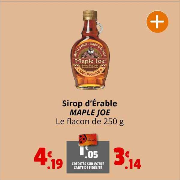 Sirop D'érable Maple Joe