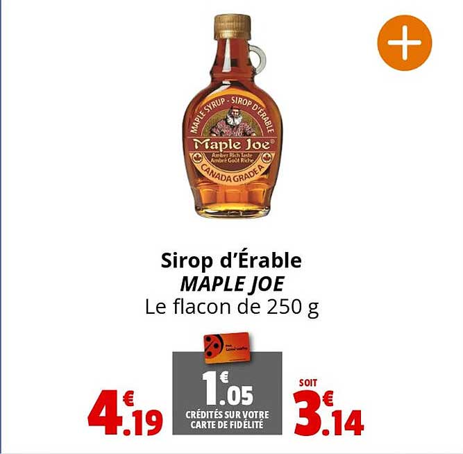 sirop d'érable maple joe
