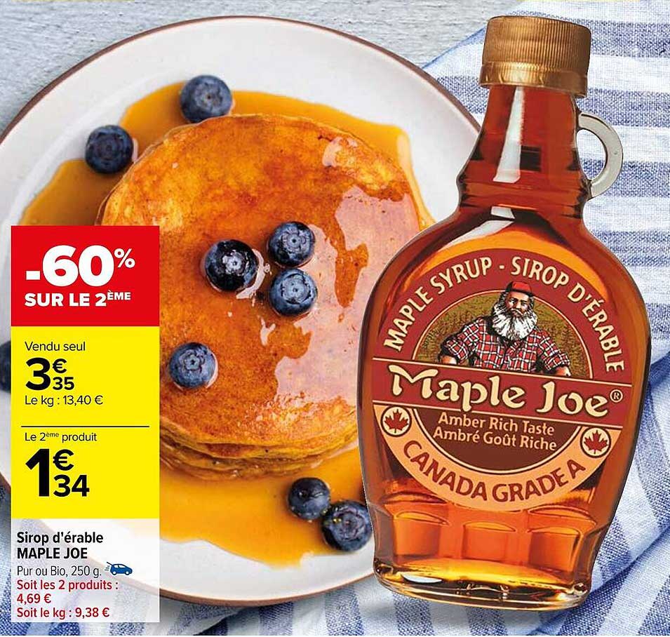 sirop d'érable maple joe