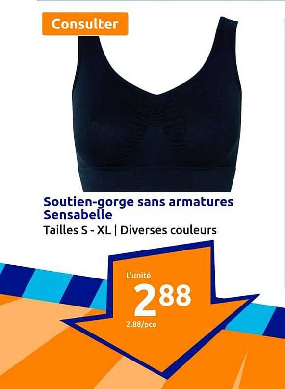soutien-gorge sans armatures sensabelle