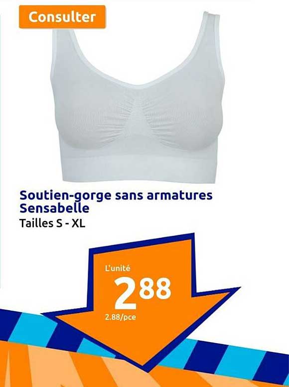 soutien-gorge sans armatures sensabelle