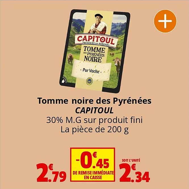 Tomme Noire Des Pyrénées Capitoul