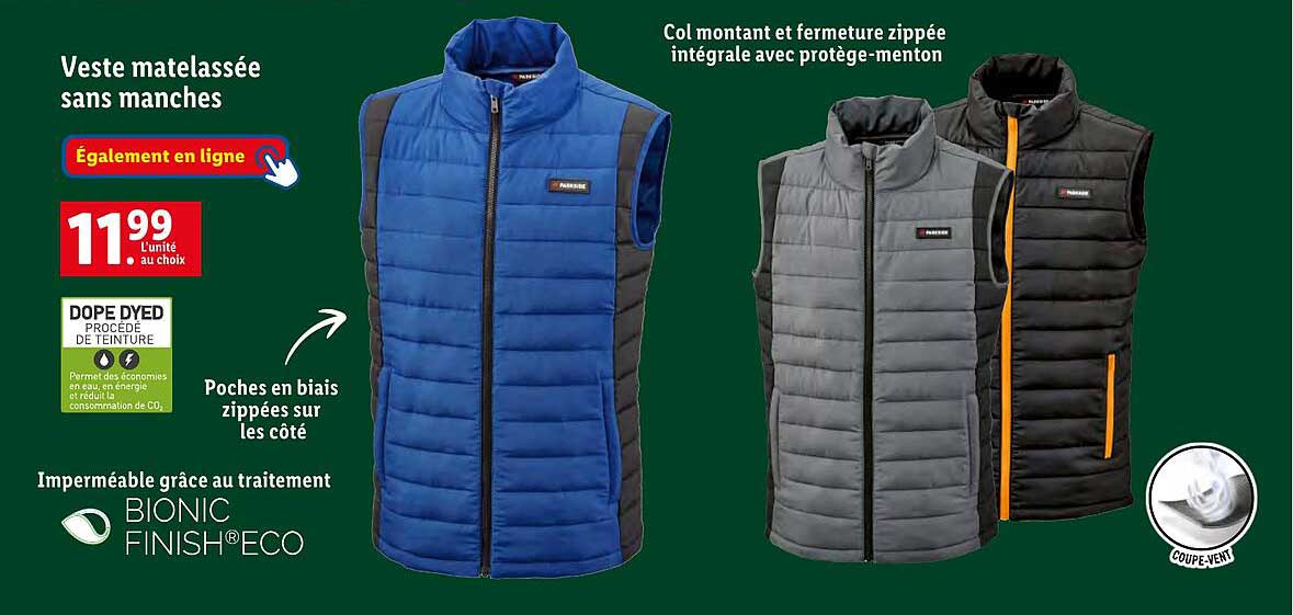 veste matelassée sans manches