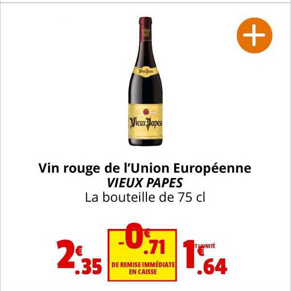 vin rouge de l'union européenne vieux papes