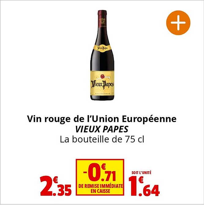 vin rouge de l'union européenne vieux papes