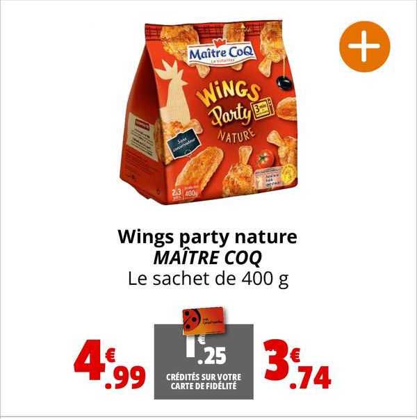 wings party nature maître coq