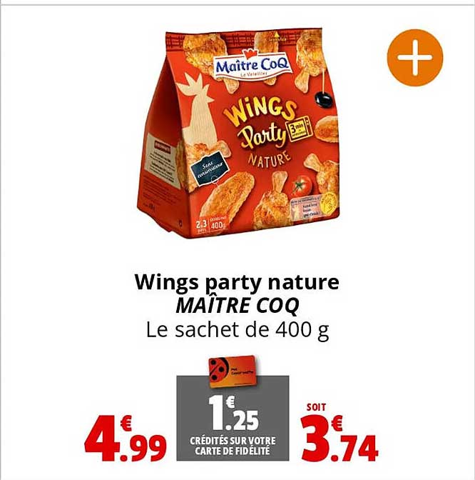 wings party nature maître coq