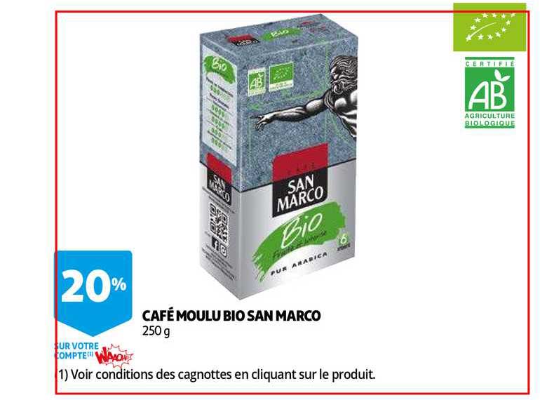 café moulu bio san marco