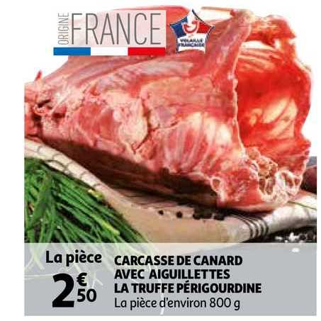 carcasse de canard avec aiguillettes la truffe périgourdine