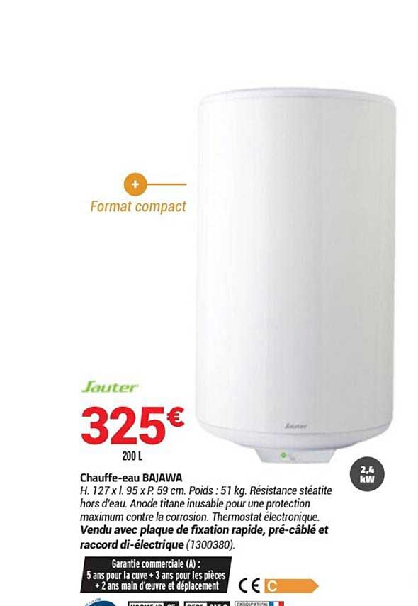 chauffe eau bajawa