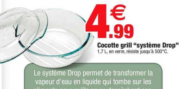 cocotte grill système drop