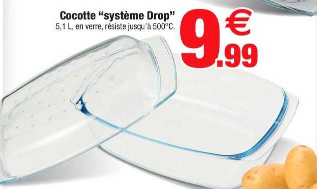 cocotte système drop