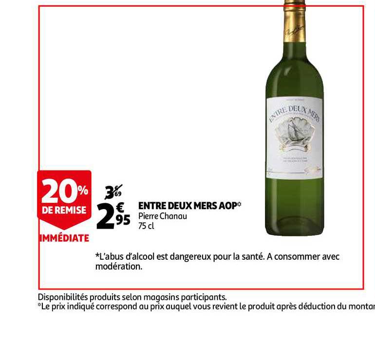 entre deux mers aop pierre chanau 20% de remise immédiate