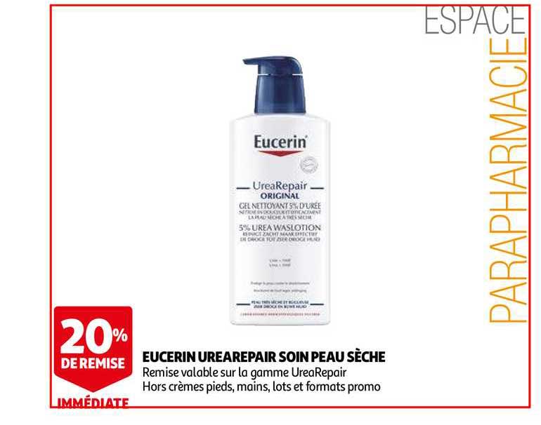 Eucerin Urearepair Soin Peau Sèche 20% De Remise Immédiate