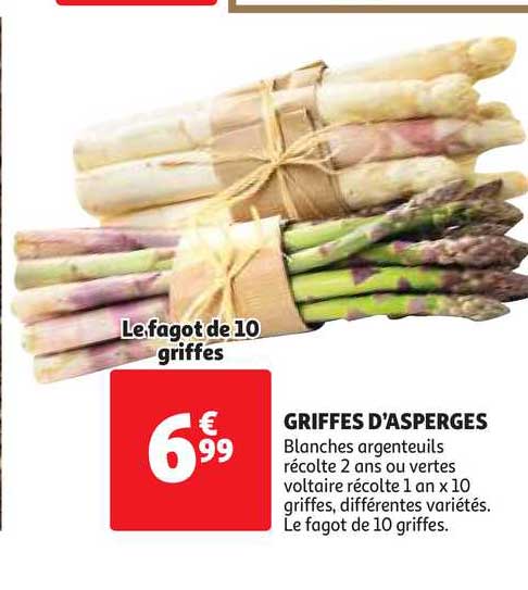 griffes d'asperges