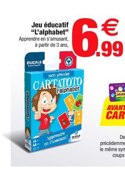 jeu éducatif l'alphabet