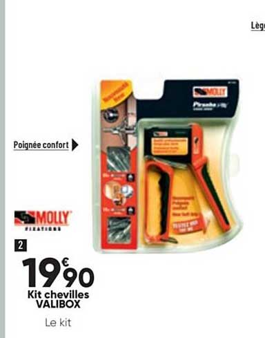 kit chevilles valibox molly