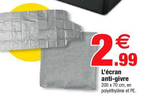 l'écran anti givre