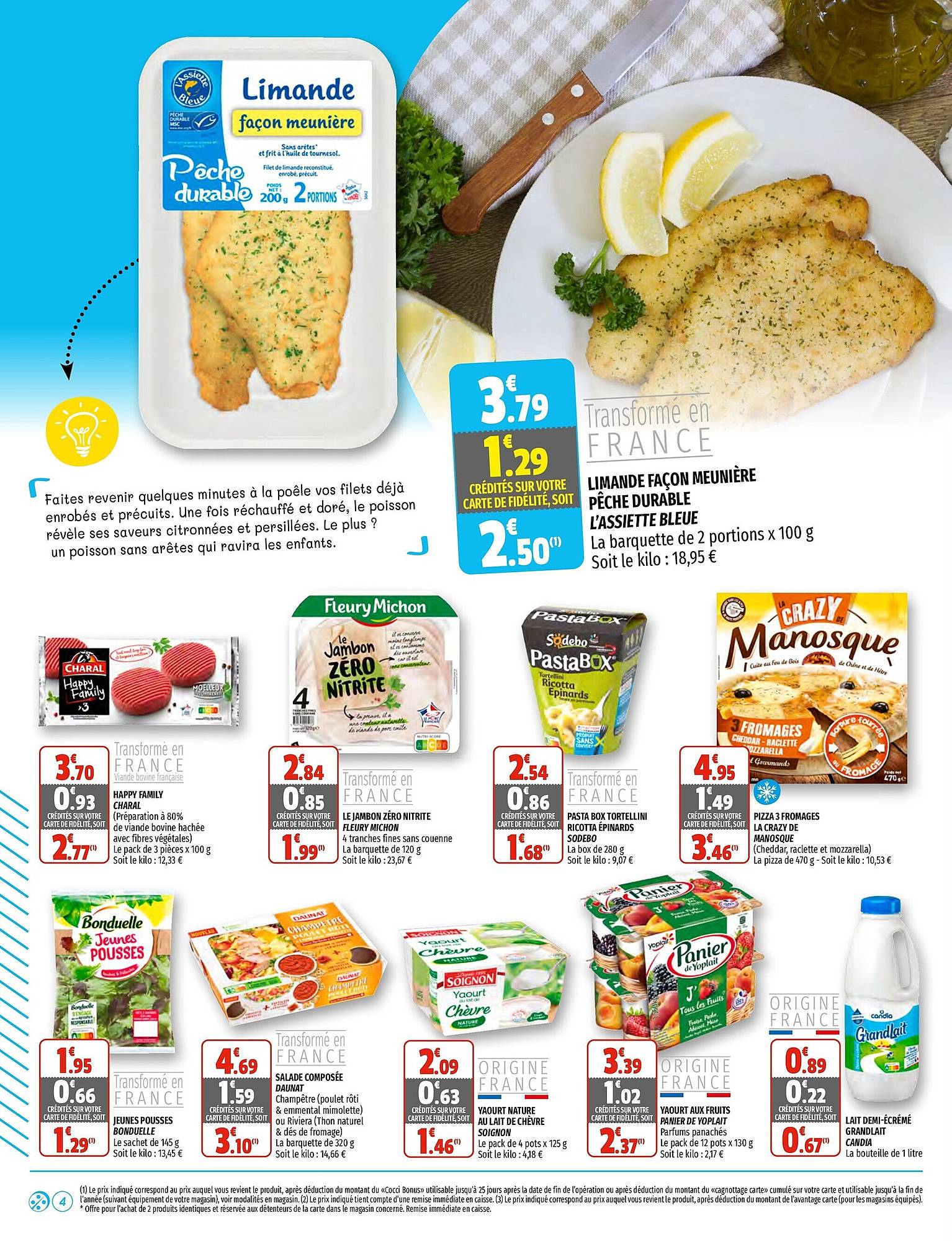 limande façon meunière pêche durable l'assiette bleue