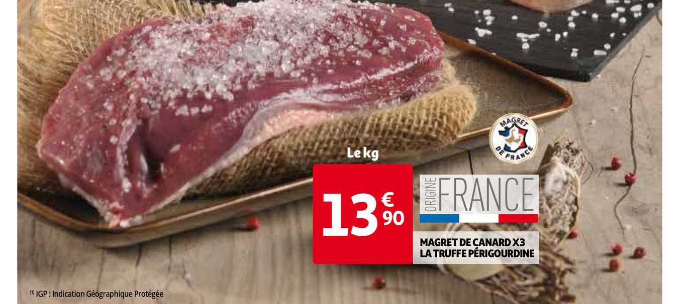 magret de canard x 3 la truffe périgourdine