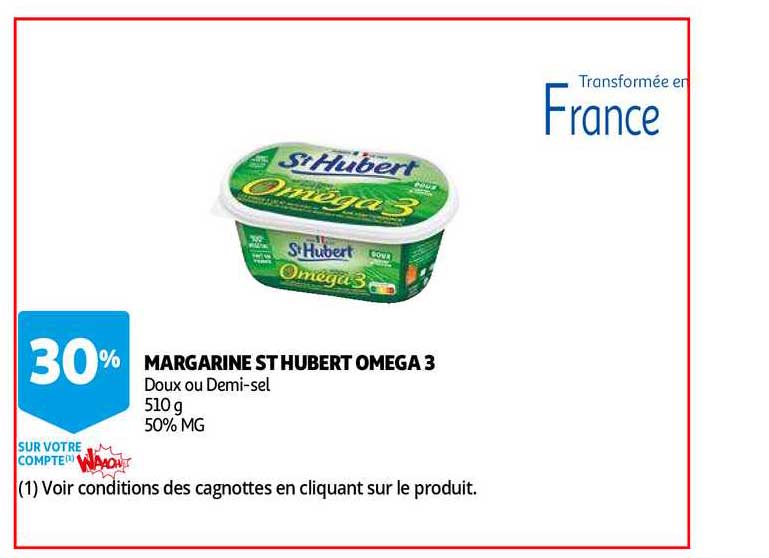 Margarine St Hubert Omega 3