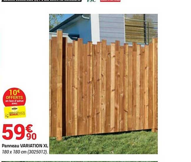 panneau variation xl