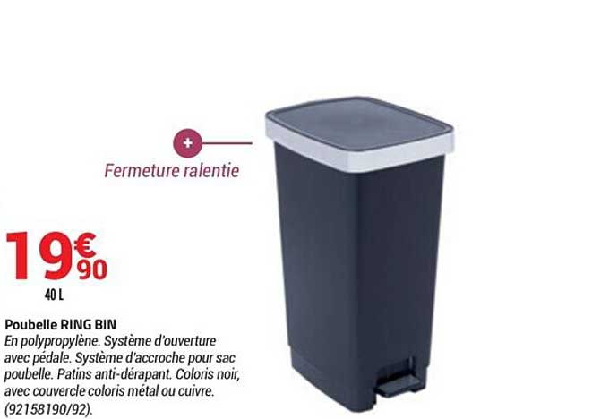 poubelle ring bin