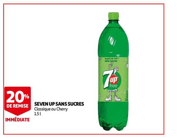 Seven Up Sans Sucres 20% De Remise Immédiate