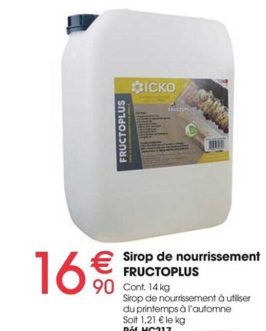 sirop de nourrissement fructoplus