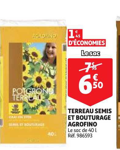 terreau semis et bouturage agrifino