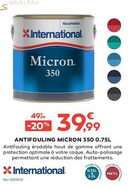 antifouling micron 350 0.75l international