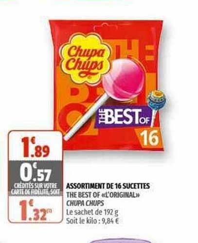 Assortiment De 16 Sucettes