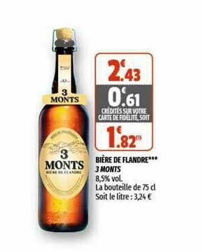 bière de flandre 3 monts