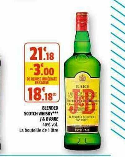 Blended Scotch Whisky J&b Rare