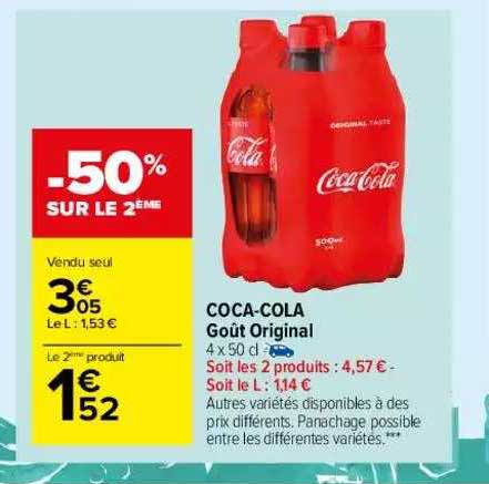 coca-cola goût original