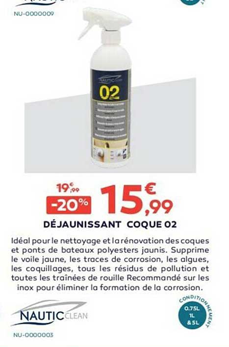 déjaunissant coque 02 nautic clean