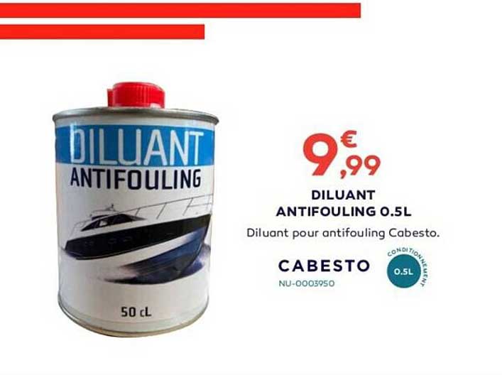 diluant antifouling 0.5l cabesto