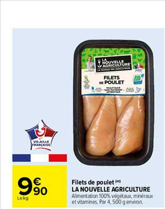filets de poulets la nouvelle agriculture